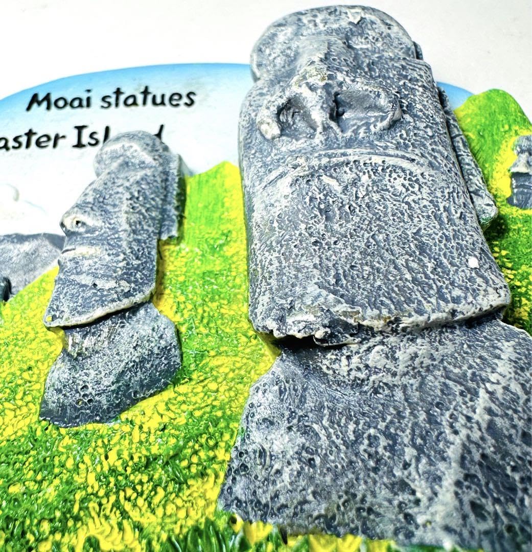 Amazon.co.jp: 世界遺産 チリ イースター島 モアイ像 冷蔵庫